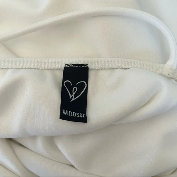 White Split Thigh Dress - Picture 5 of 5